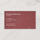 Buscar pintura y adornamiento tarjetas de visita Pintor