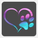 Buscar huella de perro pegatinas Para amante de perros