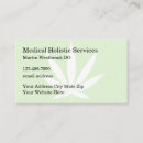 Buscar medicina holística tarjetas de visita Médicos