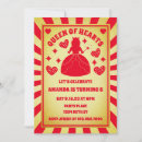 Buscar reina roja invitaciones Fiesta