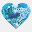Buscar digital corazon pegatinas Azul