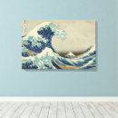 Buscar vintage japonés lienzos Hokusai