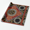 Buscar barroco papel de regalo Negro