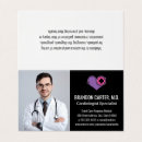 Buscar cardiología tarjetas de visita Hospital
