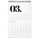 Buscar en blanco calendarios Blanco y negro