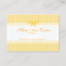 Buscar lunares amarillos tarjetas de visita Lindo