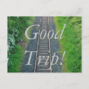 Buscar buen viaje postales Verde