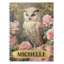 Buscar búho del vintage cuadernos Elegante