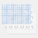 Buscar escudo papel de regalo Azul