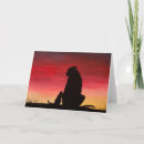 Buscar silueta del perro tarjetas Lindo