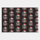 Buscar santa skull papel de regalo Gótico