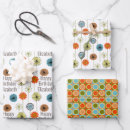 Buscar cumpleaños 60 años papel de regalo Flores