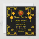 Buscar año chino del caballo invitaciones Rojo