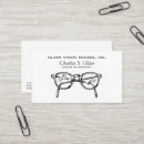 Buscar vidrios del ojo tarjetas de visita Visión