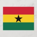 Buscar bandera de áfrica postales Ghana