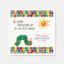 Buscar oruga servilletas Eric carle
