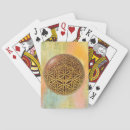 Buscar flor la vida de barajas de cartas Mandala