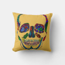 Buscar arte del tatuaje cojines Día de los muertos