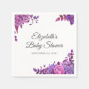 Buscar lila servilletas Flores