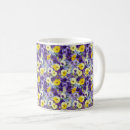 Buscar flores del pensamiento tazas Pensamientos