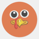 Buscar rojo de pavo pegatinas Acción de gracias