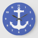 Buscar ancla náutica relojes de pared Marina