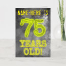 Buscar 75 años tarjetas General y unisex