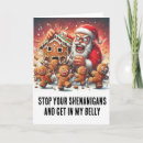 Buscar ofensivas tarjetas de navidad Santa