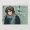 Buscar retrato de una mujer postales General y unisex