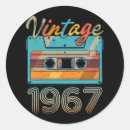 Buscar hecho en 1967 pegatinas Retro