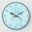 Buscar oso polar relojes de pared Azul