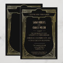 Buscar gran gatsby boda invitaciones Años 1920