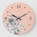 Buscar cerezas lindas relojes de pared Floral