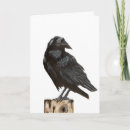 Buscar diseños del cuervo tarjetas Pájaro negro