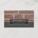 Buscar ladrillo rojo tarjetas de visita Patrón