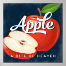 Buscar comida vintage posters Manzana