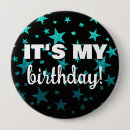 Buscar azul brillante pins Cumpleaños
