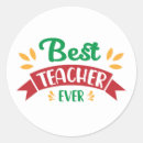 Buscar el mejor profesor pegatinas Profesora