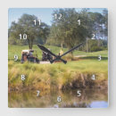 Buscar campo golf de relojes de pared Golfistas