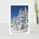 Buscar árboles nevados tarjetas Montaña