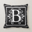 Buscar b inicial cojines Elegante