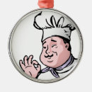 Buscar gourmet adornos Cocinero