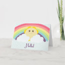 Buscar nube de kawaii tarjetas Sol