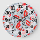 Buscar red black relojes de pared Para ella