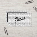 Buscar geek tarjetas de visita Blanco