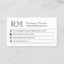 Buscar certificado tarjetas de visita Contabilidad