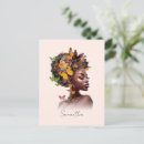Buscar pelo natural postales Mujer afroamericana