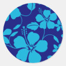 Buscar hibisco azul pegatinas Tropical