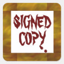 Buscar copia pegatinas Firmado