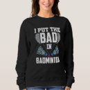 Buscar badminton sudaderas Malo